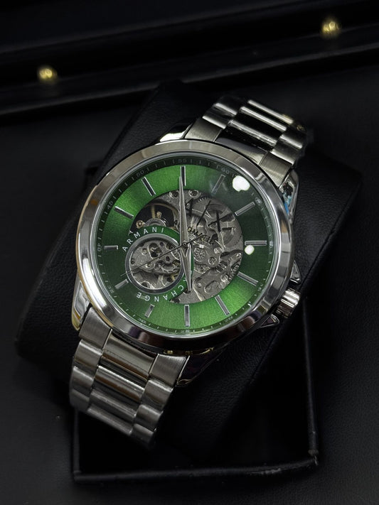 ⌚ Audemarss Piguet Royal Oak–Style Watch – Blue Dial (Men’s)